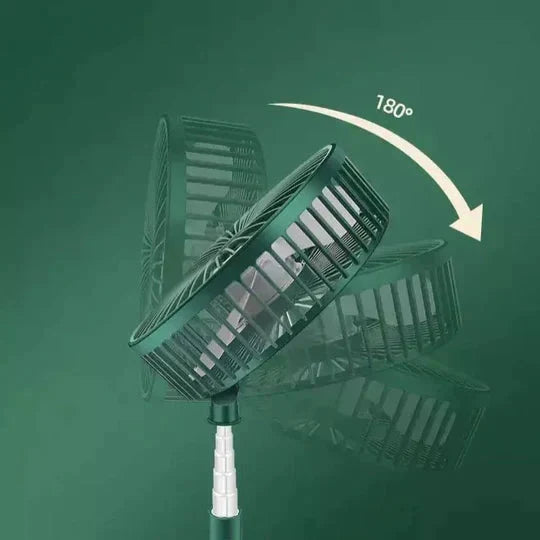 Foldable Fan - Powerful & Rechargeable by RetroGoods (Premium Quality)