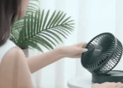 Foldable Fan - Powerful & Rechargeable by RetroGoods (Premium Quality)