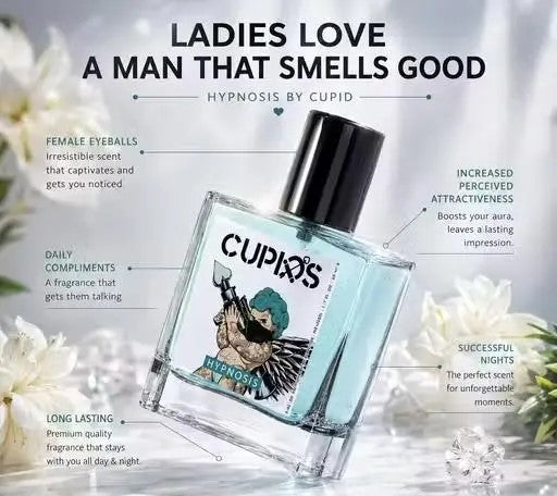 CUPID HYPNOSIS LONG LASTING PERFUME FOR MEN (50ml) | ATTRACT GIRLS |